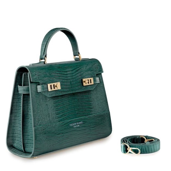 Teddy Blake Kim Lizard 11" in Dark Green Bag - Picture 10 of 12